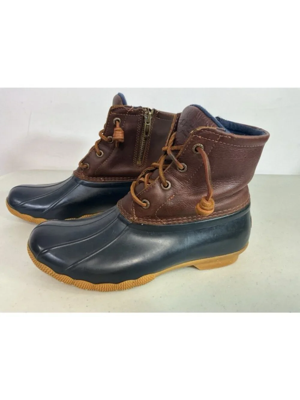 Sperry Leather Ankle Boots Waterproof Womens 7